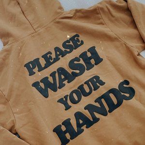 RARE COLOR - TALENTLESS WOMEN'S HOODIE - PLEASE WASH YOUR HANDS